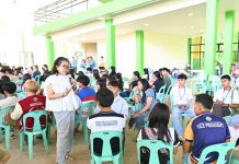 Mendoza urges youth to stay on track at SHAPE-A Camp in Cotabato